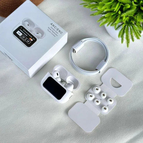 A9 Pro Apple Airpods ANC/ENC Noise Reduction Touch Control Bluetooth Wire Airpods