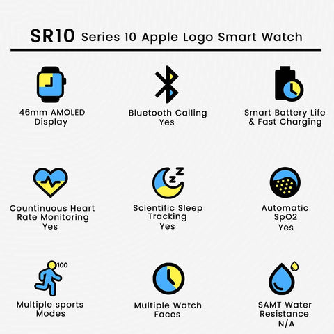 SR10 Series 10 Apple Logo Smart Watch